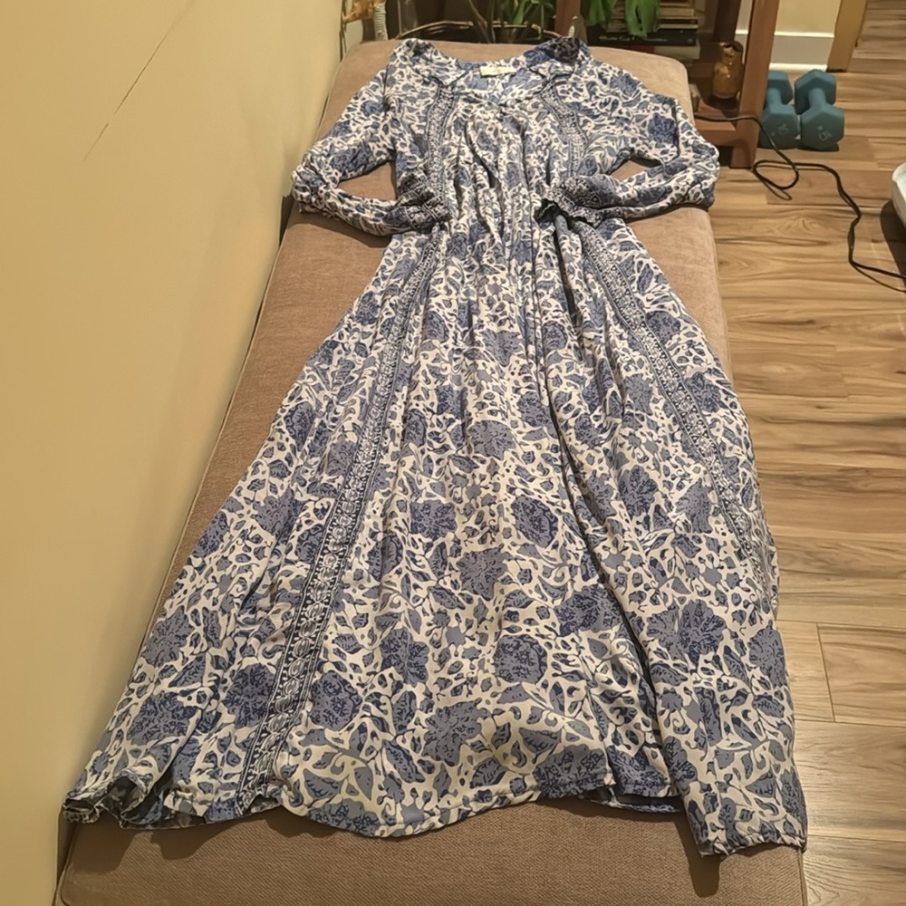 Natalie Martin XS Dress Blue Floral